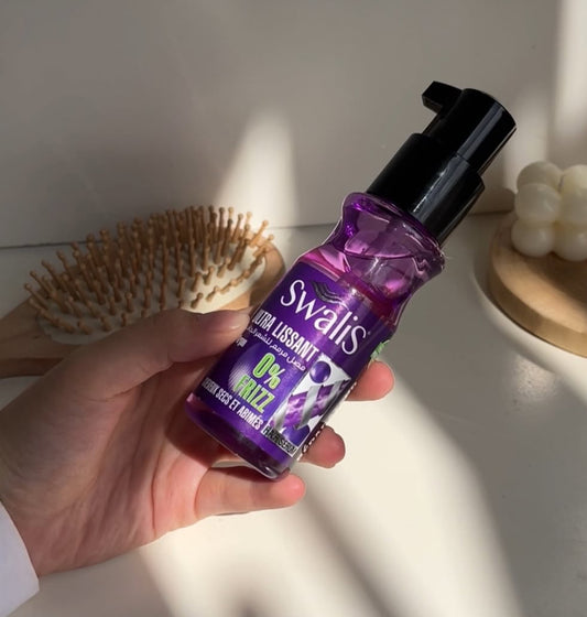 Swalis Sérum Ultra Lissante Argan 0% Frizz Cheveux Secs Et Abîmés
